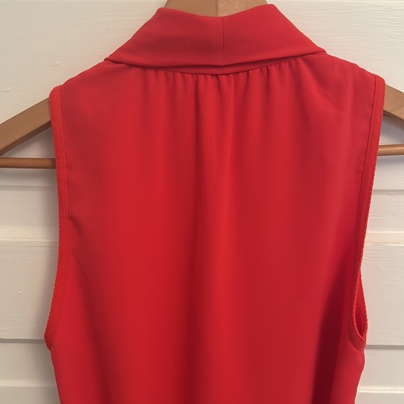 Aritzia Wilfred Sleeveless “Sabine” Wrap Dress XS Small Coral - Picture 12 of 12